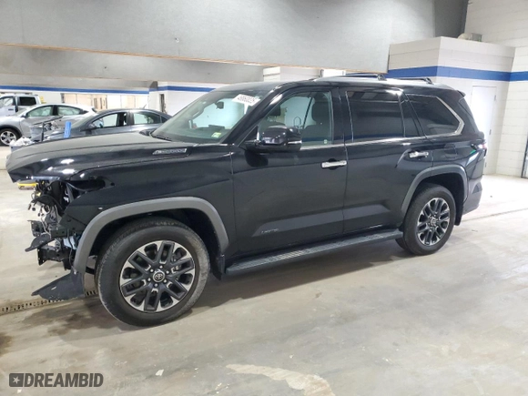 2024 Toyota Sequoia SR5 with VIN 7SVAAABA7RX031351, listed as a Copart auction lot 49860035 with NaN miles and Salvage Title. Bid and sale history available at carsss.com. Image 1.
