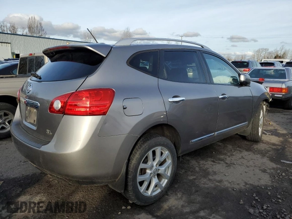 2012 Nissan Rogue S with VIN JN8AS5MT6CW267990, listed as a Copart auction lot 45993685 with 46,334 mi miles and Salvage Title. Bid and sale history available at DreamBid. Image 3.