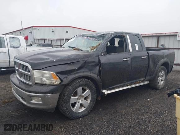 2011 Ram 1500 ST with VIN 1D7RV1GT7BS639665, listed as a IAAI auction lot 41603777 with 161,648 mi miles. Bid and sale history available at carsss.com. Image 2.