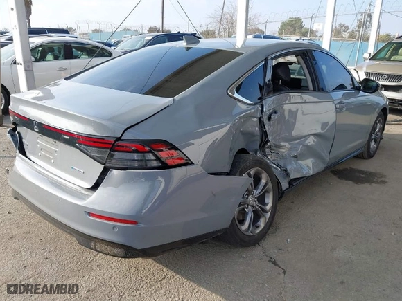 2023 Honda Accord Hybrid EX-L with VIN 1HGCY2F66PA007618, listed as a IAAI auction lot 41468288 with 34,540 mi miles. Bid and sale history available at carsss.com. Image 4.