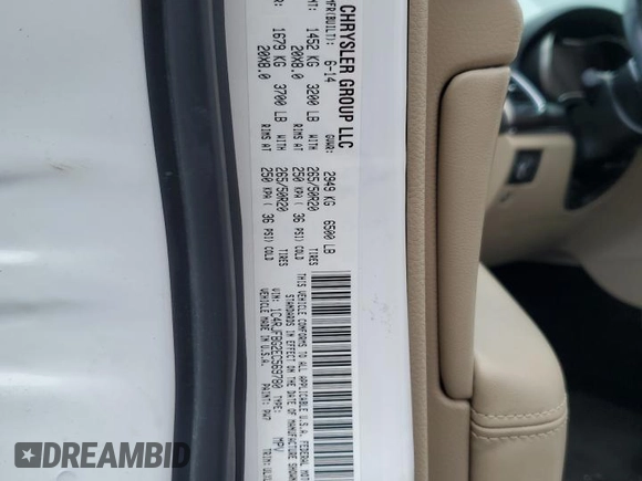 2014 Jeep Grand Cherokee Limited with VIN 1C4RJFBG2EC569780, listed as a Copart auction lot 61708755 with 69,058 mi miles and Salvage title. Bid and sale history available at DreamBid. Image 13.