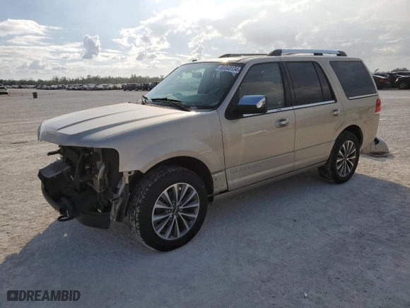 2017 Lincoln Navigator Select with VIN 5LMJJ2HTXHEL09817, listed as a Copart auction lot 85343134 with 79,169 mi miles and Salvage Title. Bid and sale history available at carsss.com. Image 1.
