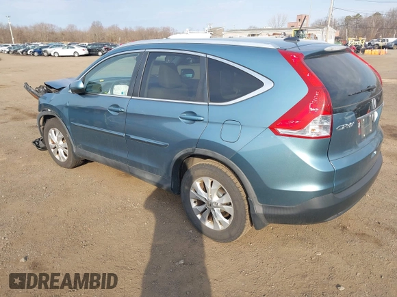 2014 Honda CR-V EX-L with VIN 5J6RM4H72EL056669, listed as a IAAI auction lot 41773214 with 96,224 mi miles. Bid and sale history available at carsss.com. Image 3.