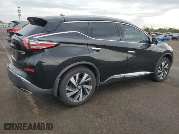 2015 Nissan Murano Platinum with VIN 5N1AZ2MH8FN269554, listed as a Copart auction lot 52176505 with 179,434 mi miles and Clean Title. Bid and sale history available at DreamBid. Image 3.