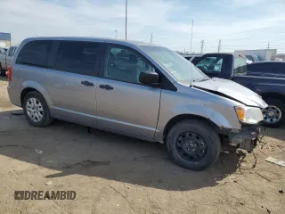 2020 Dodge Grand Caravan SE with VIN 2C4RDGBG5LR231498, listed as a Copart auction lot 49420885 with 14,750 mi miles and Salvage Title. Bid and sale history available at DreamBid. Image 4.
