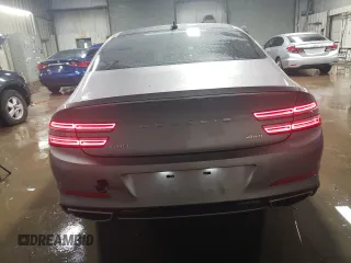 2021 Genesis G80 2.5T with VIN KMTGB4SC0MU044619, listed as a Copart auction lot 80350164 with 26,297 mi miles and Salvage Title. Bid and sale history available at DreamBid. Image 6.