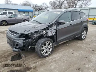 2016 Ford Escape Titanium with VIN 1FMCU9J93GUA62090, listed as a Copart auction lot 47458655 with Not Provided miles and Salvage Title. Bid and sale history available at DreamBid. Image 1.