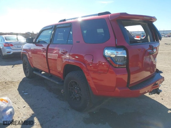 2020 Toyota 4Runner SR5 with VIN JTEBU5JR0L5820511, listed as a IAAI auction lot 41290809 with 36,834 mi miles. Bid and sale history available at carsss.com. Image 3.