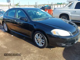 2012 Chevrolet Impala LTZ with VIN 2G1WC5E39C1280827, listed as a IAAI auction lot 41979470 with 153,669 mi miles and . Bid and sale history available at DreamBid. Image 1.