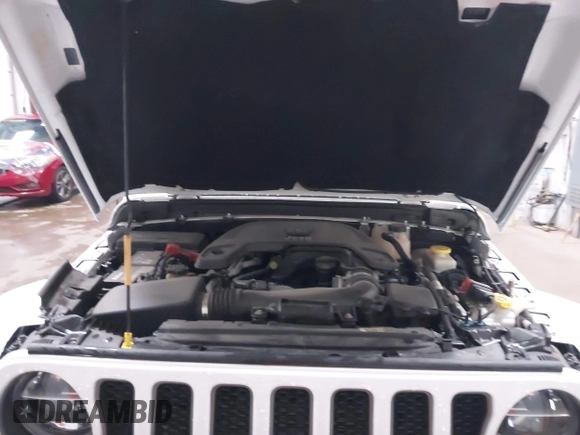 2018 Jeep Wrangler Unlimited Sahara z VIN 1C4HJXEG3JW117990, wystawiony jako IAAI lot #42290861 z przebiegiem 86 907 mil mil oraz . Historia ofert i sprzedaży dostępna na DreamBid. Obrazek 10.