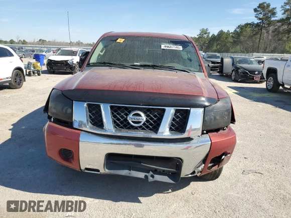 2013 Nissan Titan SV with VIN 1N6AA0EK7DN307022, listed as a Copart auction lot 49687145 with 198,804 mi miles and Salvage title. Bid and sale history available at DreamBid. Image 5.
