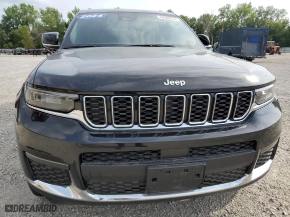 2024 Jeep Grand Cherokee L Limited with VIN 1C4RJKBG2R8572440, listed as a Copart auction lot 68360214 with 26 mi miles and Salvage Title. Bid and sale history available at carsss.com. Image 5.