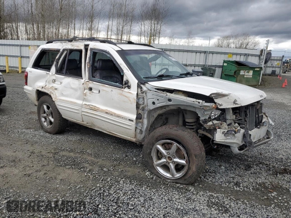 2001 Jeep Grand Cherokee Limited with VIN 1J4GW58N41C714881, listed as a Copart auction lot 49014565 with 158,360 mi miles and Clean Title. Bid and sale history available at carsss.com. Image 5.