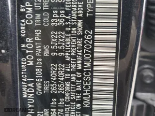 2021 Genesis GV80 Advanced + with VIN KMUHCESC1MU070262, listed as a Copart auction lot 49067354 with 48,714 mi miles. Bid and sale history available at carsss.com. Image 14.