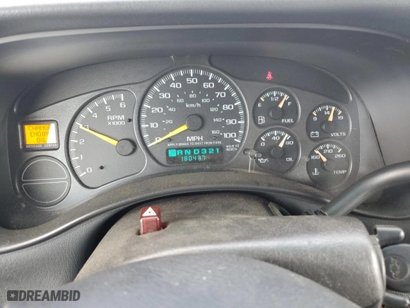2000 Chevrolet Silverado 1500 LS with VIN 2GCEK19T4Y1399143, listed as a Copart auction lot 52806905 with 180,477 mi miles and Non Repairable. Bid and sale history available at carsss.com. Image 9.