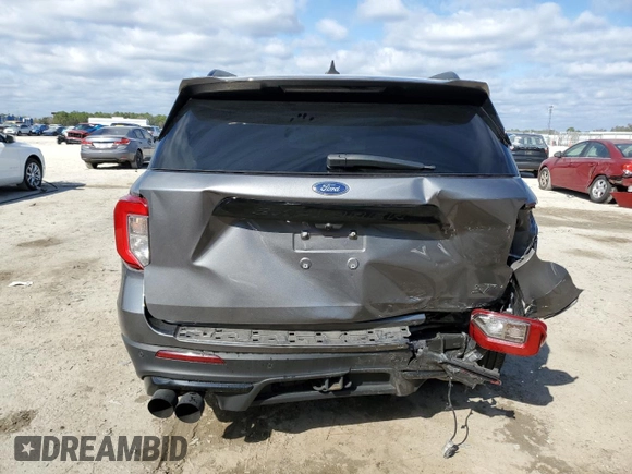 2022 Ford Explorer ST with VIN 1FM5K8GC7NGB90453, listed as a Copart auction lot 43758095 with 26,204 mi miles and Non Repairable. Bid and sale history available at carsss.com. Image 6.