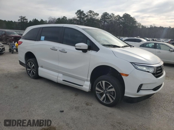 2021 Honda Odyssey Touring z VIN 5FNRL6H83MB041063, wystawiony jako Copart lot #48914835 z przebiegiem 23 556 mil mil oraz Szkoda całkowita • Salvage title. Historia ofert i sprzedaży dostępna na DreamBid. Obrazek 4.