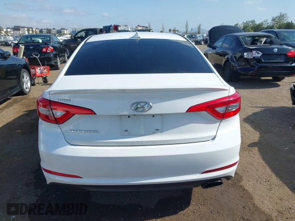 2016 Hyundai Sonata SE with VIN 5NPE24AF7GH304546, listed as a IAAI auction lot 42218425 with 153,619 mi miles and . Bid and sale history available at carsss.com. Image 16.