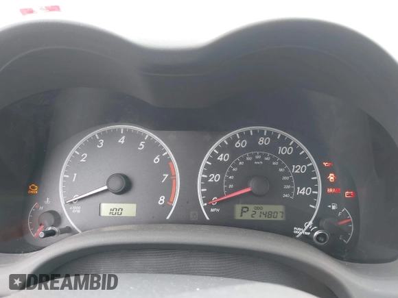 2010 Toyota Corolla with VIN 1NXBU4EE4AZ210549, listed as a IAAI auction lot 42451244 with 214,807 mi miles and . Bid and sale history available at DreamBid. Image 7.