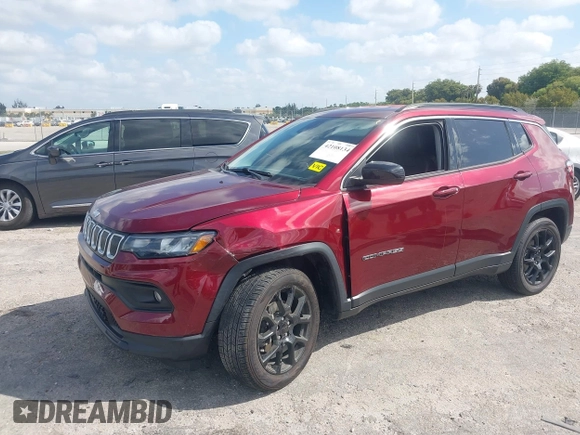 2022 Jeep Compass Latitude Lux с VIN 3C4NJDFBXNT129800, выставлен на аукционе IAAI как лот 42108134 с пробегом 69 720 миль миль и . История ставок и продаж доступна на DreamBid. Изображение 2.