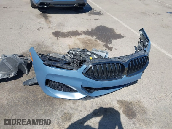 2019 BMW 8 Series M850i xDrive with VIN WBABC4C54KBU96620, listed as a IAAI auction lot 42035001 with 38,512 mi miles and . Bid and sale history available at DreamBid. Image 12.