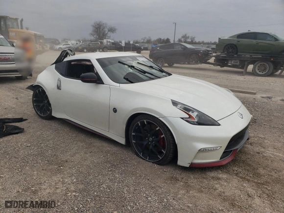 2019 Nissan 370Z Coupe NISMO with VIN JN1AZ4EH3KM422469, listed as a Copart auction lot 87212394 with 54,289 mi miles and Salvage Title. Bid and sale history available at carsss.com. Image 4.