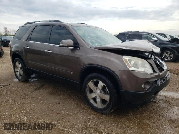 2010 GMC Acadia SLT1 with VIN 1GKLRMED3AJ105346, listed as a Copart auction lot 54602115 with 111,331 mi miles and Salvage title. Bid and sale history available at DreamBid. Image 4.