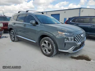 2022 Hyundai Santa Fe SEL with VIN 5NMS24AJ4NH376404, listed as a Copart auction lot 49858405 with 21,392 mi miles and Salvage Title. Bid and sale history available at carsss.com. Image 4.
