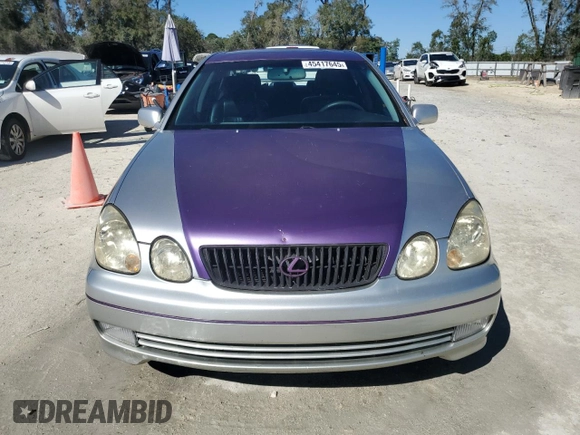 2004 Lexus GS 300 z VIN JT8BD69S340197089, wystawiony jako Copart lot #45417645 z przebiegiem 170 337 mil mil oraz Szkoda całkowita • Salvage title. Historia ofert i sprzedaży dostępna na DreamBid. Obrazek 5.
