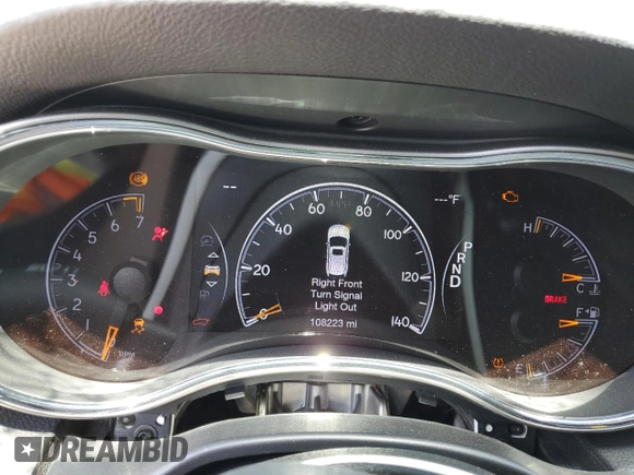 2018 Jeep Grand Cherokee Laredo E with VIN 1C4RJEAG1JC354221, listed as a Copart auction lot 58002715 with 108,223 mi miles and Salvage title. Bid and sale history available at DreamBid. Image 9.