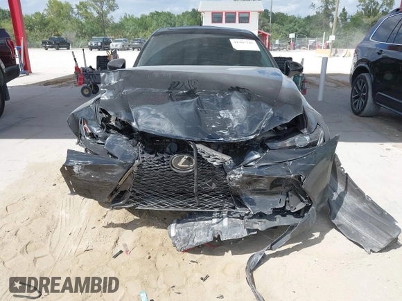 2019 Lexus IS with VIN JTHC81D29K5035258, listed as a IAAI auction lot 41907785 with 51,201 mi miles. Bid and sale history available at carsss.com. Image 6.