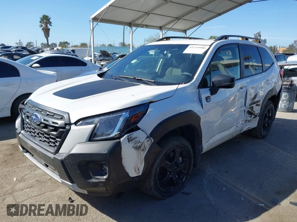 2024 Subaru Forester Wilderness with VIN JF2SKAJC5RH460952, listed as a IAAI auction lot 41719906 with 13,811 mi miles. Bid and sale history available at carsss.com. Image 2.