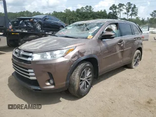 2019 Toyota Highlander SE with VIN 5TDJZRFH2KS972050, listed as a Copart auction lot 60559795 with 72,324 mi miles and Salvage title. Bid and sale history available at DreamBid. Image 1.