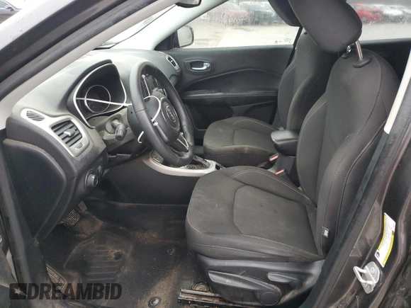 2018 Jeep Compass Sport with VIN 3C4NJCABXJT204510, listed as a Copart auction lot 44560695 with 100,927 mi miles and Salvage Title. Bid and sale history available at carsss.com. Image 7.