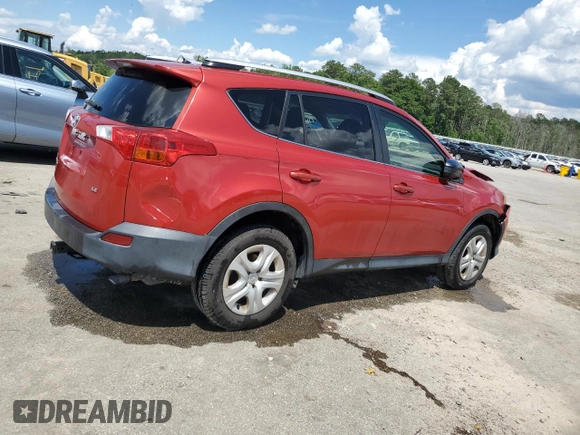 2014 Toyota RAV4 LE with VIN JTMZFREV6EJ017479, listed as a Copart auction lot 56986365 with 193,995 mi miles and Salvage title. Bid and sale history available at DreamBid. Image 3.