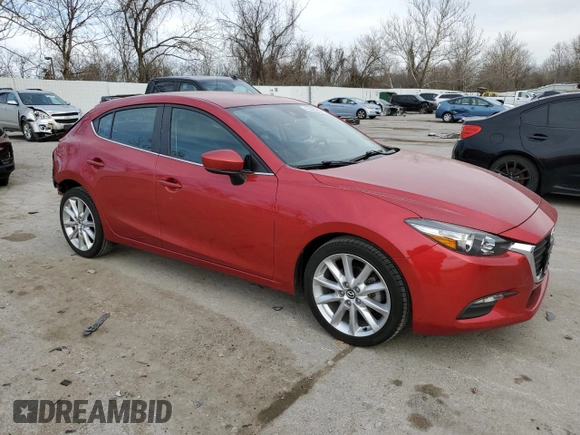 2017 Mazda 3 Touring with VIN 3MZBN1L73HM153762, listed as a Copart auction lot 49326285 with 62,438 mi miles and Salvage Title. Bid and sale history available at carsss.com. Image 4.