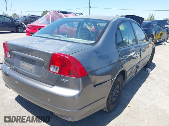 2004 Honda Civic LX z VIN 2HGES16594H595880, wystawiony jako IAAI lot #42293793 z przebiegiem 112 535 mil mil oraz . Historia ofert i sprzedaży dostępna na DreamBid. Obrazek 4.
