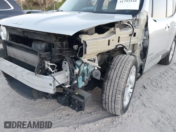 2015 Jeep Renegade Limited with VIN ZACCJADTXFPC43743, listed as a IAAI auction lot 41792541 with 44,135 mi miles and . Bid and sale history available at DreamBid. Image 20.
