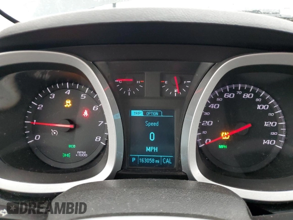 2016 Chevrolet Equinox LT with VIN 2GNFLFEKXG6348525, listed as a Copart auction lot 52869535 with 163,058 mi miles and Clean Title. Bid and sale history available at DreamBid. Image 9.