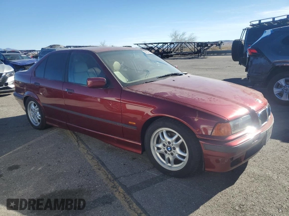 1997 BMW 3 Series 328iA with VIN WBACD4329VAV49426, listed as a Copart auction lot 86934814 with 238,987 mi miles and Clean Title. Bid and sale history available at carsss.com. Image 4.
