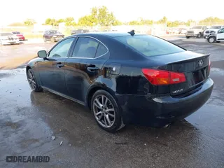 2008 Lexus IS 250 with VIN JTHBK262785086136, listed as a IAAI auction lot 41502034 with 202,832 mi miles. Bid and sale history available at carsss.com. Image 3.