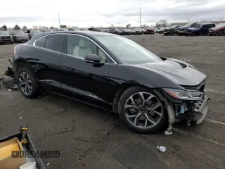 2019 Jaguar I-PACE HSE with VIN SADHD2S13K1F61760, listed as a Copart auction lot 89027055 with 46,924 mi miles and Salvage Title. Bid and sale history available at carsss.com. Image 4.
