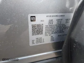 2024 Chevrolet Trax 2RS with VIN KL77LJE26RC129276, listed as a IAAI auction lot 41721356 with 13,865 mi miles. Bid and sale history available at carsss.com. Image 9.