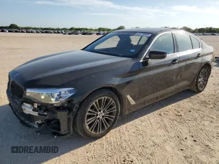 2019 BMW 5 Series 530i z VIN WBAJA5C5XKWW28800, wystawiony jako Copart lot #52779995 z przebiegiem 110 870 mil mil oraz Szkoda całkowita • Salvage title. Historia ofert i sprzedaży dostępna na DreamBid. Obrazek 1.