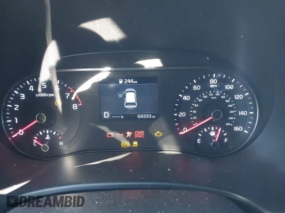 2021 Kia Soul GT-Line with VIN KNDJ63AUXM7776297, listed as a IAAI auction lot 41337165 with 64,333 mi miles and . Bid and sale history available at DreamBid. Image 7.