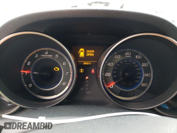 2008 Acura MDX with VIN 2HNYD282X8H523827, listed as a Copart auction lot 50609315 with 202,211 mi miles and Salvage Title. Bid and sale history available at DreamBid. Image 9.