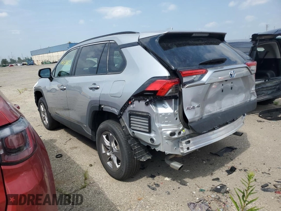 2024 Toyota RAV4 Hybrid LE with VIN 2T3LWRFV3RW224830, listed as a Copart auction lot 64658805 with 10,671 mi miles and Clean title. Bid and sale history available at DreamBid. Image 2.