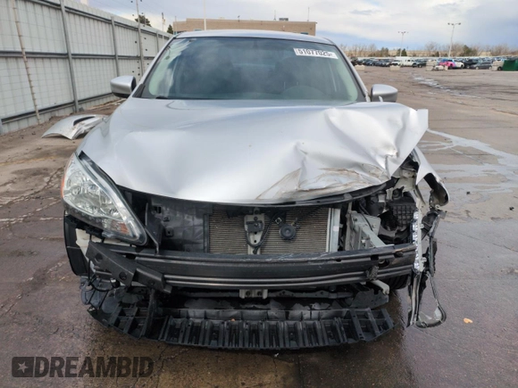 2015 Nissan Sentra SR with VIN 3N1AB7AP6FY285923, listed as a Copart auction lot 51077025 with 72,510 mi miles and Salvage Title. Bid and sale history available at DreamBid. Image 5.