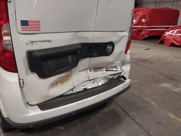 2019 Ram ProMaster City Cargo Van Tradesman SLT with VIN ZFBHRFBB1K6N23699, listed as a IAAI auction lot 41508056 with 41,551 mi miles. Bid and sale history available at carsss.com. Image 6.