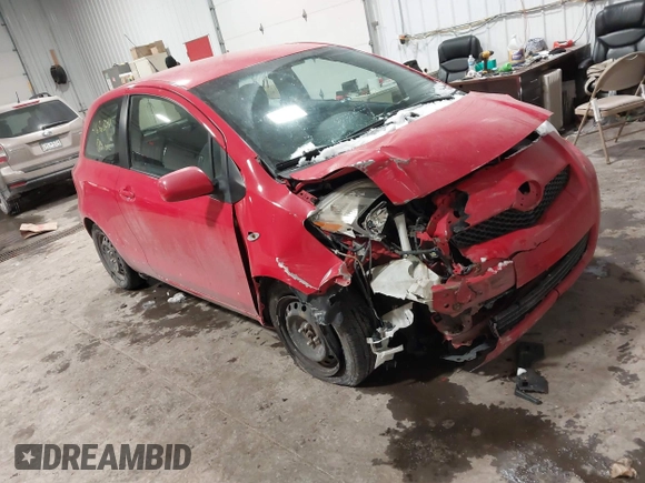 2009 Toyota Yaris with VIN JTDJT903695262292, listed as a IAAI auction lot 41636204 with 157,986 mi miles. Bid and sale history available at carsss.com. Image 1.